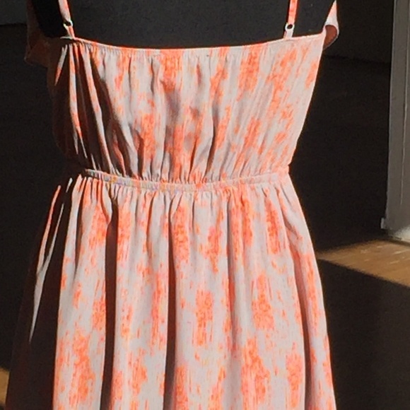 Orange and gray maxi dress - Picture 8 of 9